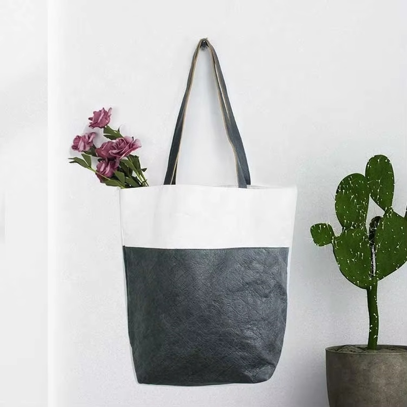 Waterproof Eco-Friendly DuPont™ Tyvek® Shopping Tote – Reusable Paper Bag for Daily Use