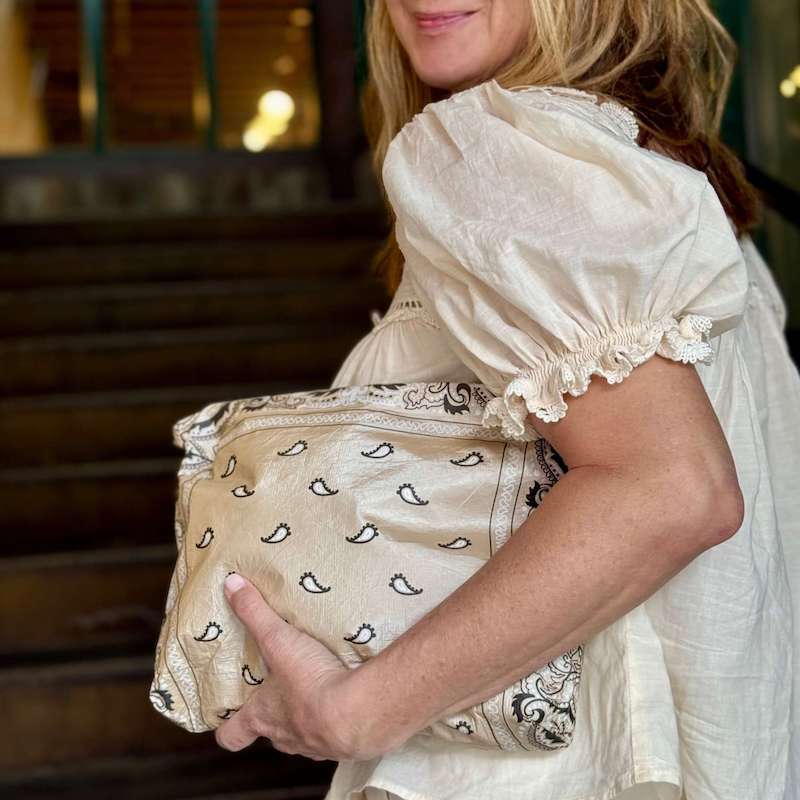 Multifunctional Travel-Size Custom Cosmetics Bag – Eco Tyvek Makeup Pouch