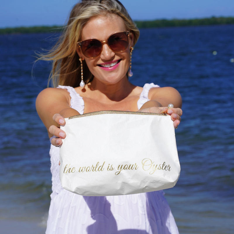 Global Collaboration Inspires a New Era of Design: Introducing “The World is Your Oyster” Zipper Pouch